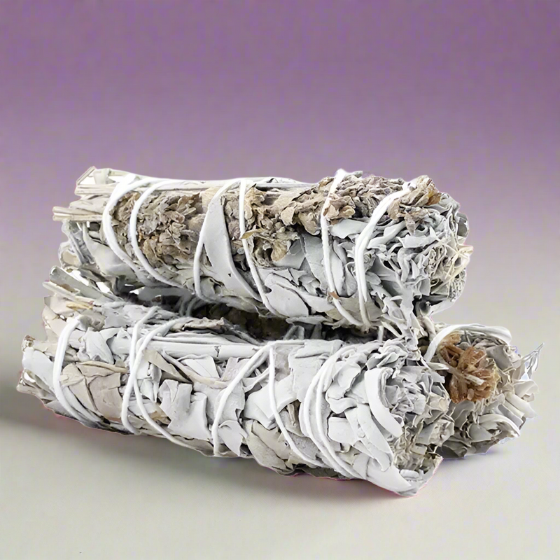 White Sage & Lavender 4" Smudge Stick FB2573 🌿