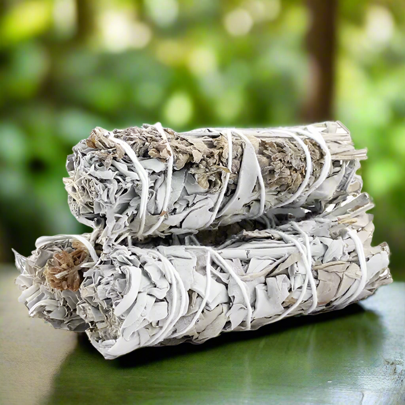 White Sage & Lavender 4" Smudge Stick FB2573 🌿