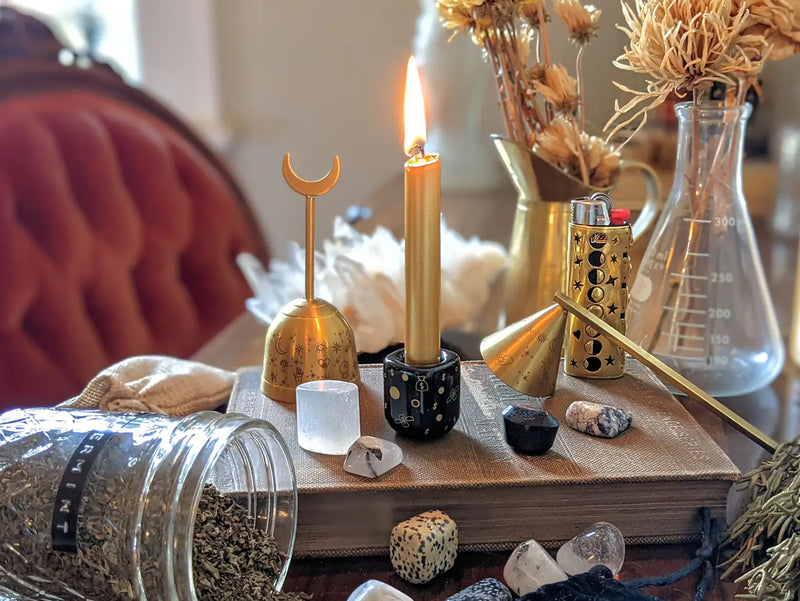 Abundance / Prosperity Chime Candle / Crystal Set FB3264 🧡