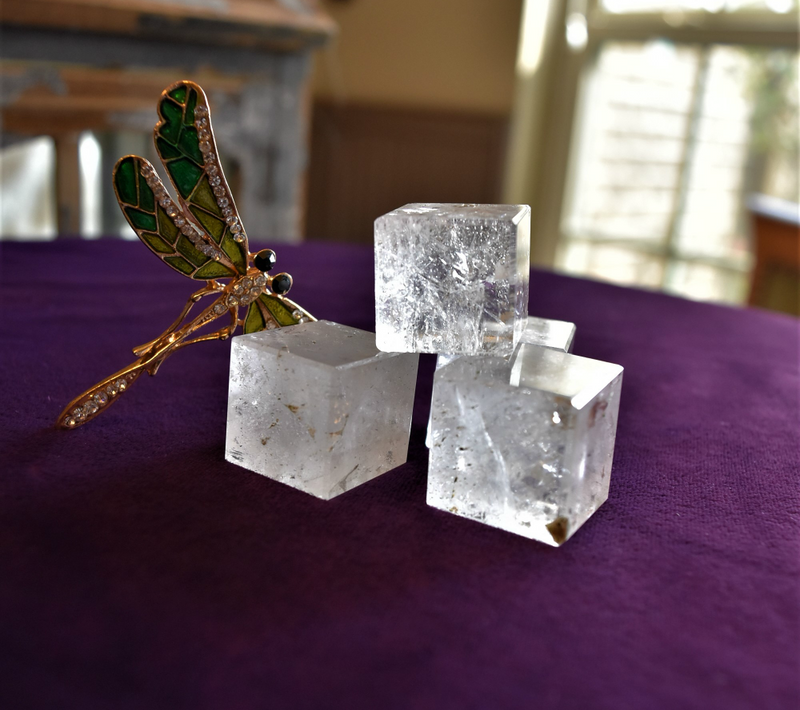 Clear Quartz Cubes, small, from Brazil, Sacred Geometry FB1570