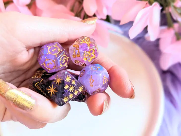 Divination Dice Collection, Moon Goddess & Fortunes Foretold Set FB3257