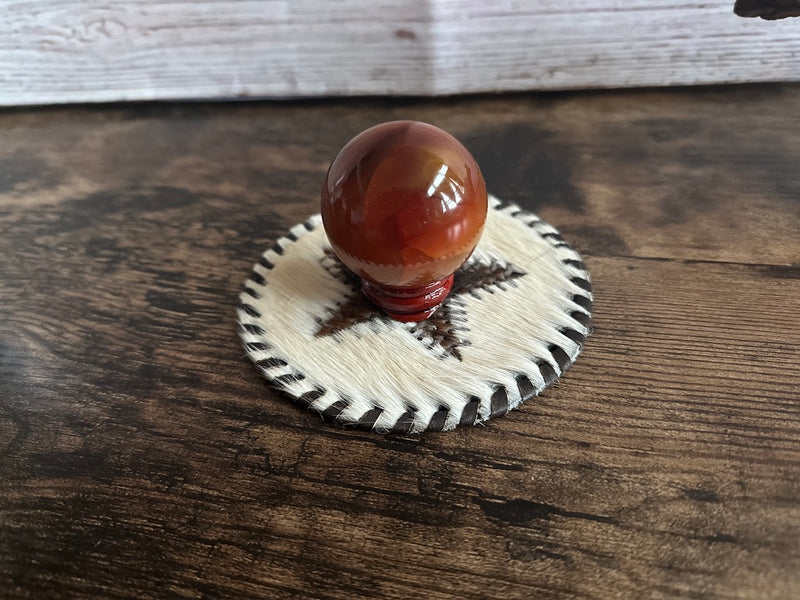 Carnelian Sphere for personal power, confidence & vitality FB1243