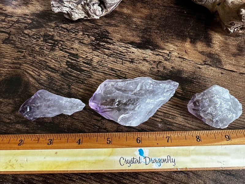 Amethyst Rough Points, Beautiful Faceted Tips, A quality, for tranquility, calm and serenity FB2677