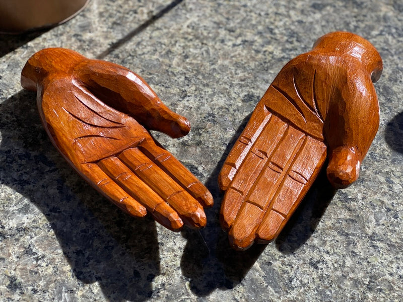 Wood polished Hand, hand-crafted in Bali FB3229