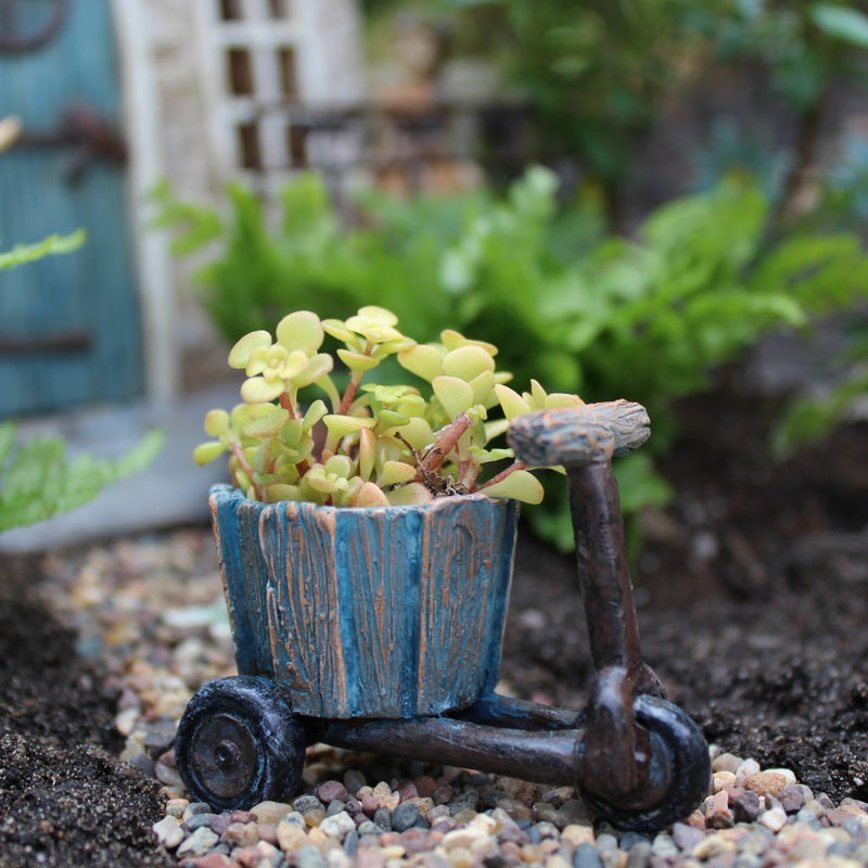 Fairy Garden / Miniature Accessories - Mini Bicycle Planter; FB1834