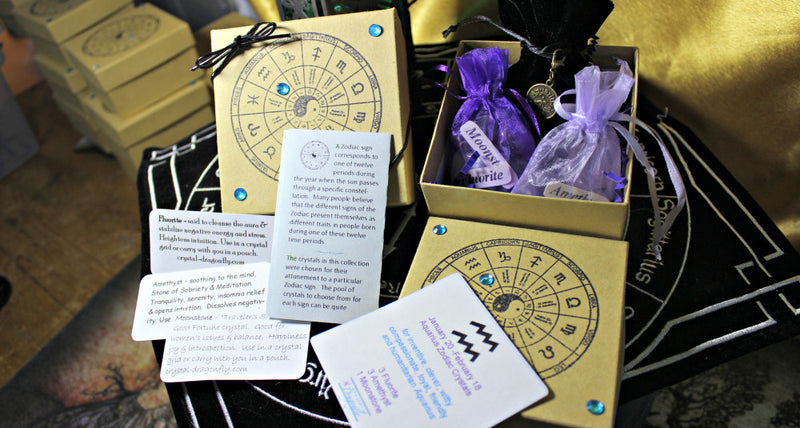 Zodiac Crystal Astrology Grid Collections - Boxed Collection