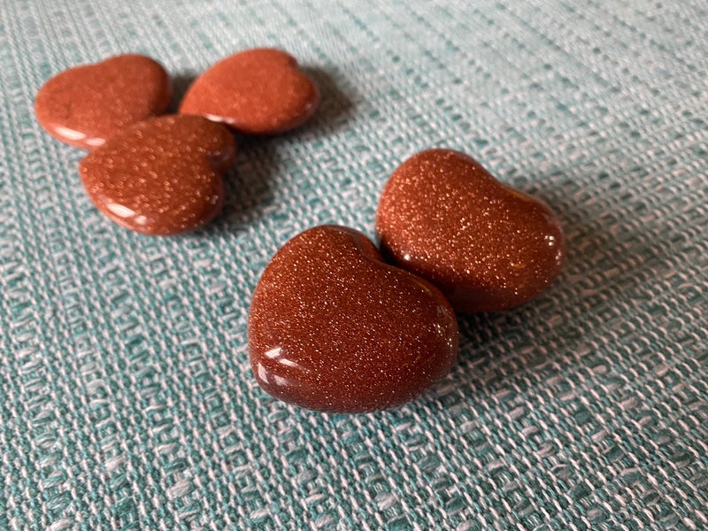 Red Goldstone Hearts FB1002