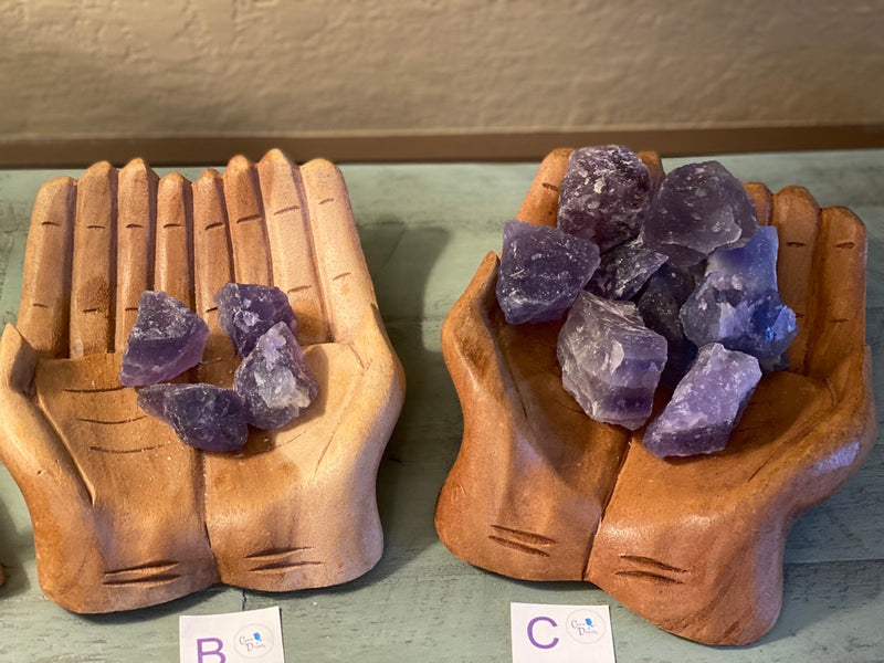 Indigo Blue Fluorite Rough for relationships, stress and creating order FB2920