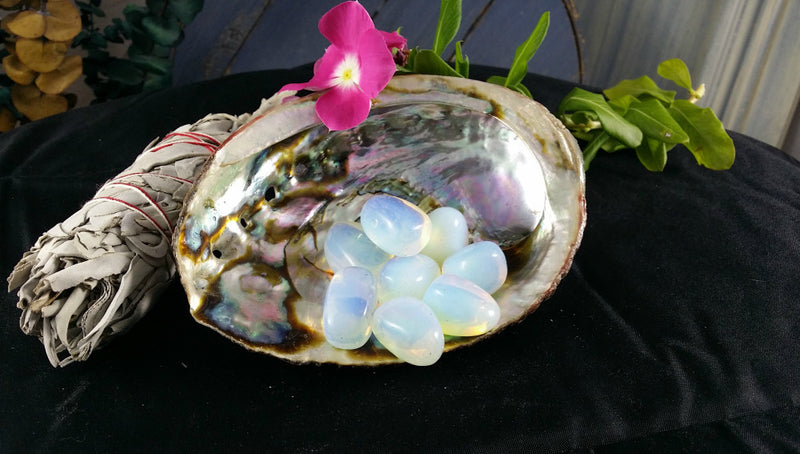 Tumbled Opalite - Stone of Eternity, Angelic Connection, Business Success & Dream Interpretation