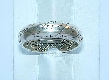 Solid Sterling Silver Bands / Rings Engraved "Witchy", "Magick", and "Blessed Be", Gift Boxed FB1005