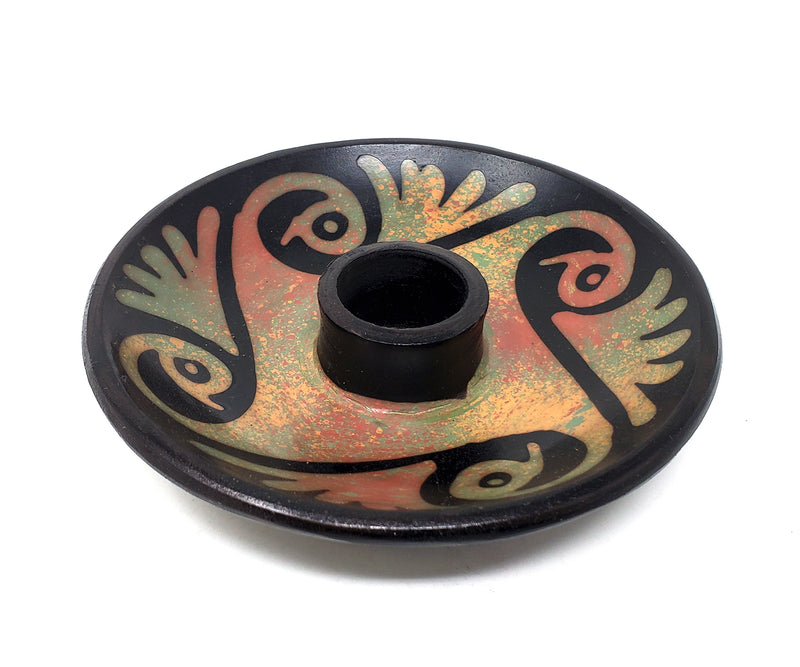 Peruvian Handmade Ceramic Smudge Stick / Palo Santo Incense Burner FB2290